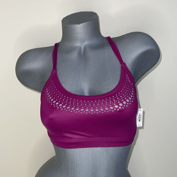 Victoria’s Secret VSX Sport Bra Wire free Unlined Shiny. Size Small. NWT - Picture 1 of 13